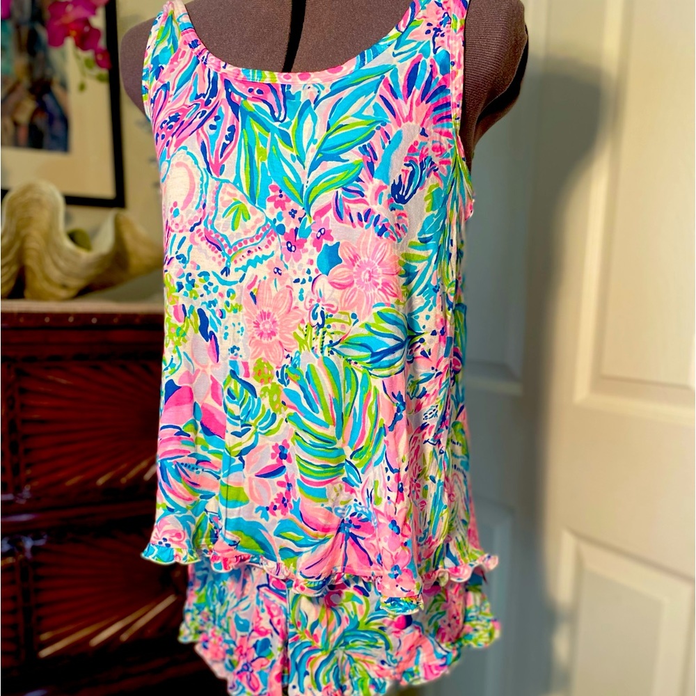 Lilly Puliter Short Pajama Set. NWT SIZE S